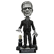 Universal Monsters Frankenstein Black and White Head Knocker